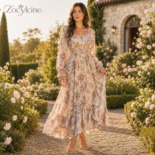 Zocylcine™ Quiet Meadow Lace Collar Mini Dress